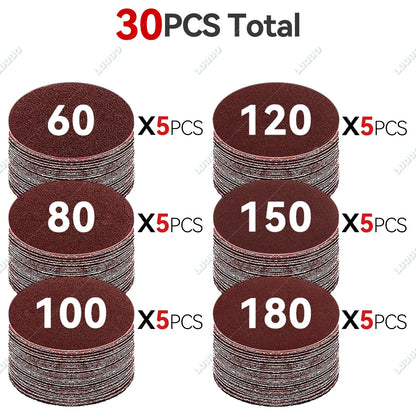 3–7 Inch Sandpaper & Polishing Sponge Set 100–5000 Grit – Car Headlight Restoration Buffing Discs for Waxing, Sanding & Polishing