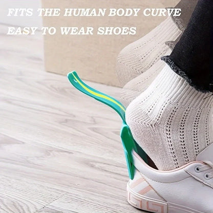 2PCS Lazy Shoe Helper - Plastic Shoe Wearing Aid for Easy Hands-Free Footwear