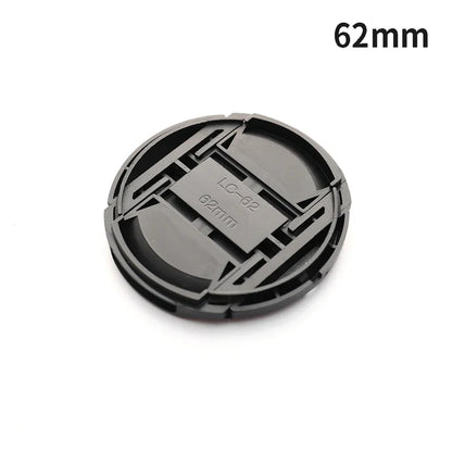 High-Quality Camera Lens Cap – Snap-On Front Lens Caps in 40.5mm, 49mm, 52mm, 55mm, 58mm, 62mm, 67mm, 72mm, 77mm, 82mm