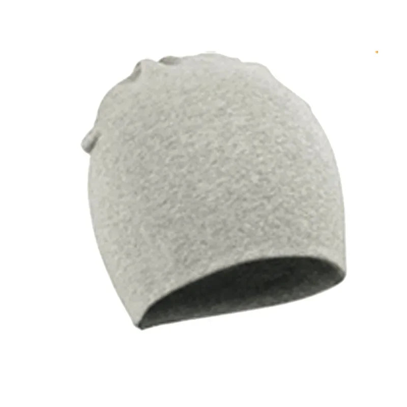 Baby Cotton Beanie Hat - Soft Candy Color Cap for Newborns, Toddlers & Kids