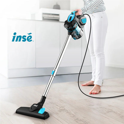 INSE I5 Corded Vacuum Cleaner – 18Kpa Suction, 600W Motor, Stick & Handheld for Home, Pet Hair, and Hard Floors
