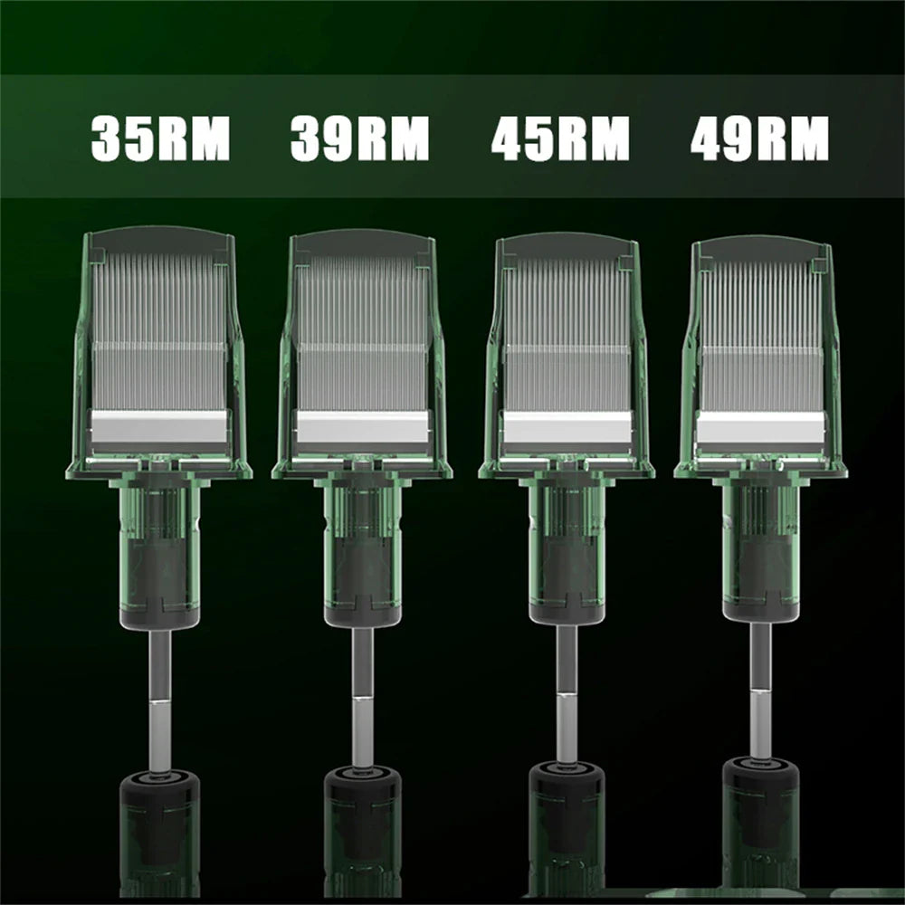 10PCS Large Cartridge Tattoo Needles – Professional Tattoo Equipment for Bold & Big Ink Work