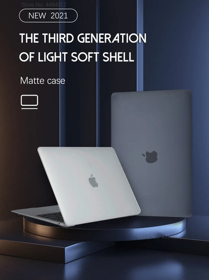 2024 Soft Cover for MacBook Air M2/MacBook Pro 13/14 – 13.6" & 15" Laptop Case, Fits M1/M3 Models