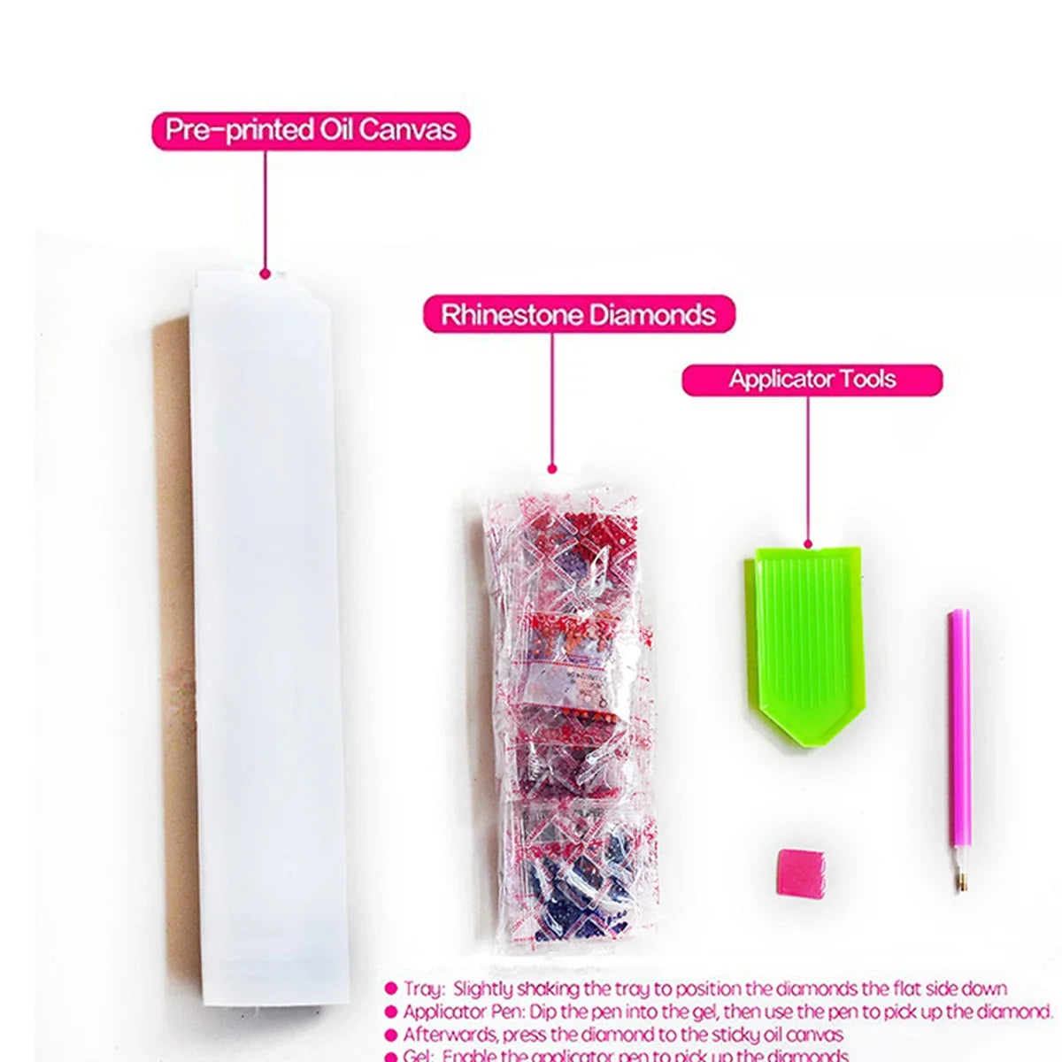 Angel Arrival Diamond Painting Kit - DIY Full Drill Rhinestone Art Craft Home Decoration Set for Adults