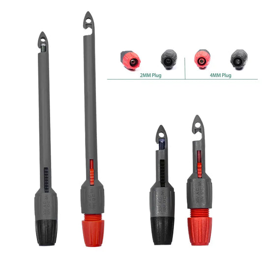 Insulated Voltage Test Probe Clip - 2/4mm Stainless Steel Needle Puncture Tool for Automotive Circuit Repair