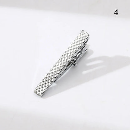 Men’s Fashion Tie Clip Pin - Metal Necktie Bar for Business, Wedding & Party Suit Accessories Gift
