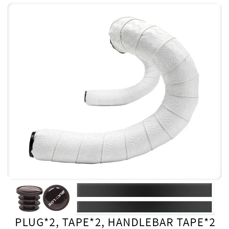 BUCKLOS Road Bike Handlebar Tape – Soft Non-Slip Drop Bar Strap for Gravel, Racing & Speed Bicycles