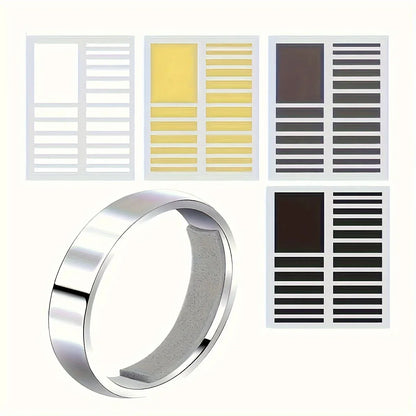 4PCS Ring Size Adjuster - Colorful EVA Sizing Pads for Loose Rings & Jewelry Fit Correction