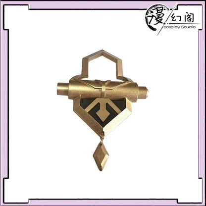Scaramouche Wanderer Cosplay Accessory - Kunikuzushi Bamboo Hat Vision of God 3D Printed Prop