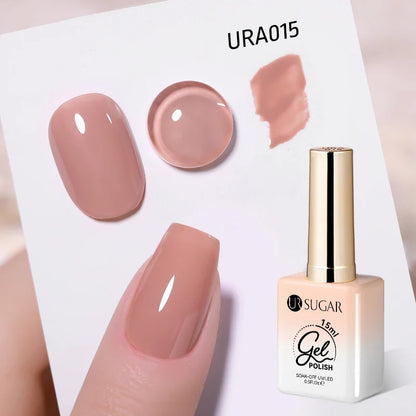 UR SUGAR 15ml Jelly Gel Polish - Milky White Translucent UV Soak Off Nail Art Varnish