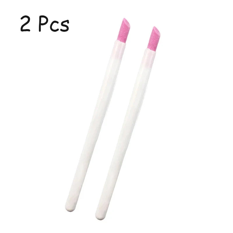 1/5Pcs Nail Art Quartz Grinding Pen - Cuticle Remover Tool for Gel Polish Manicure & Nail Care