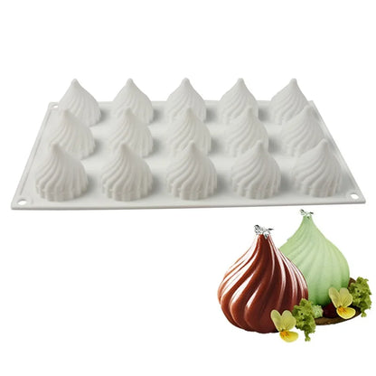3D Lemon Shape Silicone Cake Mold — French Dessert Baking Tools for Brownies, Mousse & Pastry Decoration