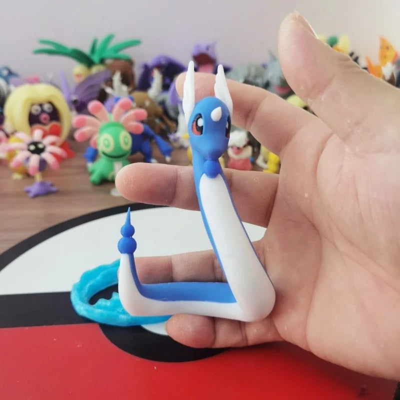 Pokemon 1:20 Scale Character Figures - DIY 3D Printed Kawaii Cartoon Models Kids Christmas Gift Toys
