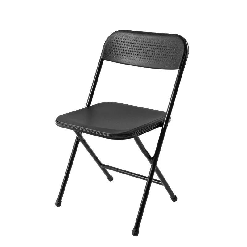 Mainstays 5-Piece Folding Table and Chair Set – Black Resin Card Table with 4 Foldable Chairs