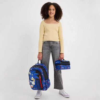 Smiggle Sonic Cartoon Backpack — Australia Schoolbag for Kids, Anime Student Bag & Gift