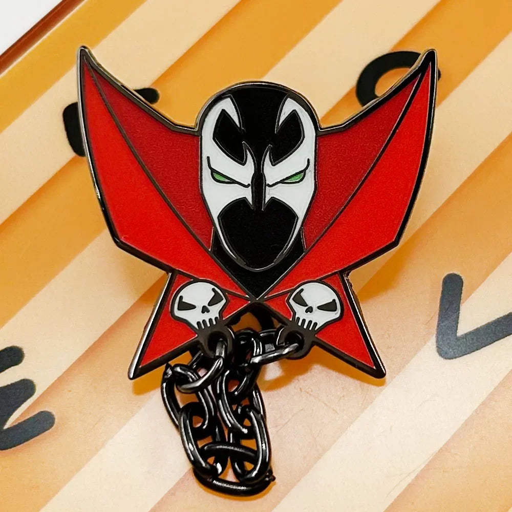 Spawn Al Simmons Badge - Dark Hero Fantasy Comic Collectible Jewelry