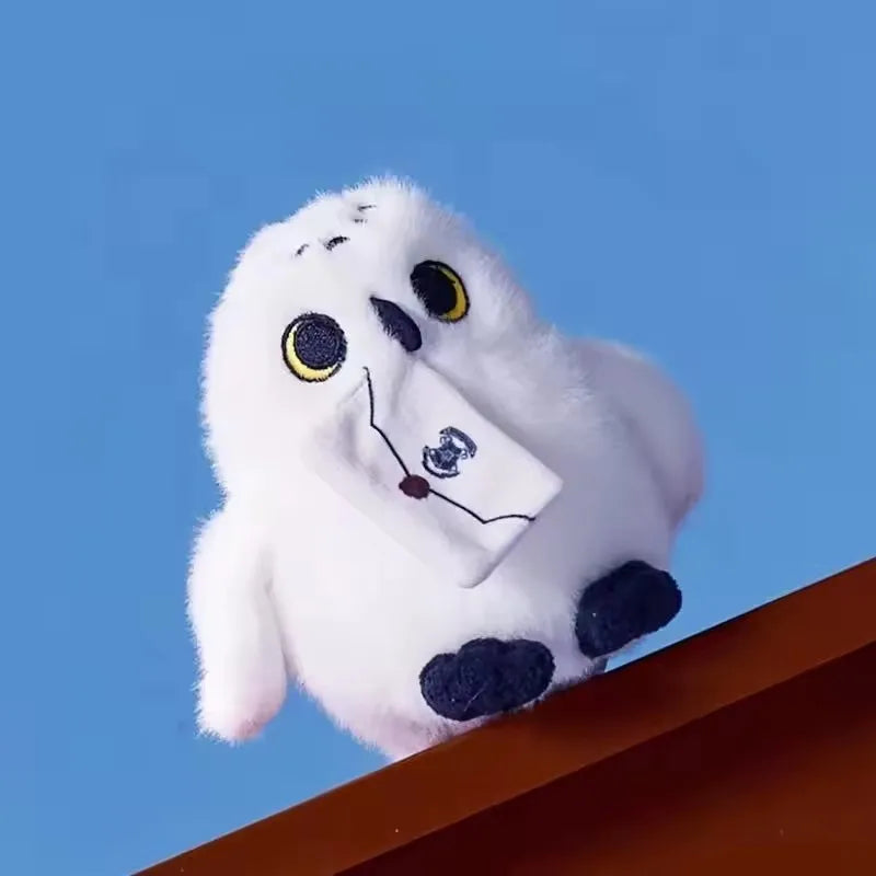Hedwig Owl Plush Toy - Soft Cartoon Stuffed Animal Shoulder Decor & Birthday Gift for Boys and Girls
