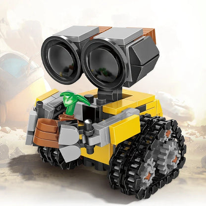 Space Mini Robot Building Blocks - Tracked Sci-Fi MOC Model Kit for Kids & Adults