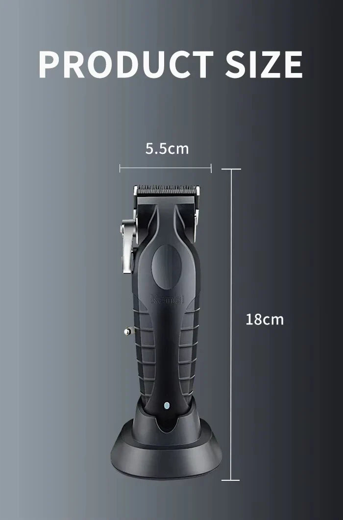Kemei Professional Hair Clipper Kit – KM-2296, KM-2299, KM-1102 Electric Shaver & Cordless Trimmer for Men’s Hair Cutting