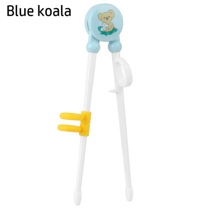 Cartoon Animal Training Chopsticks - Reusable Kids Learning Chopsticks for Baby Self-Feeding