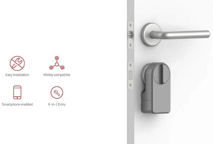 A1 Pro Max Bluetooth Smart Door Lock – Tuya APP Remote Control, Keyless Entry, Smart Life Compatible, DIY Easy Installation