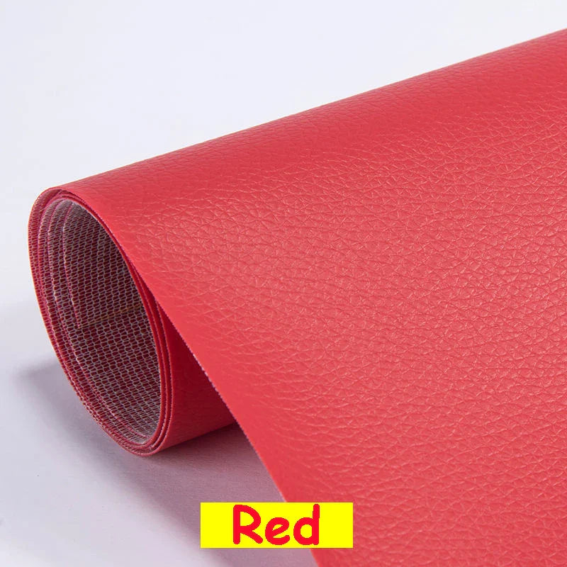 Large Self-Adhesive PU Leather Repair Patch – Faux Leather Tape for Sofa, Car & EV Seats