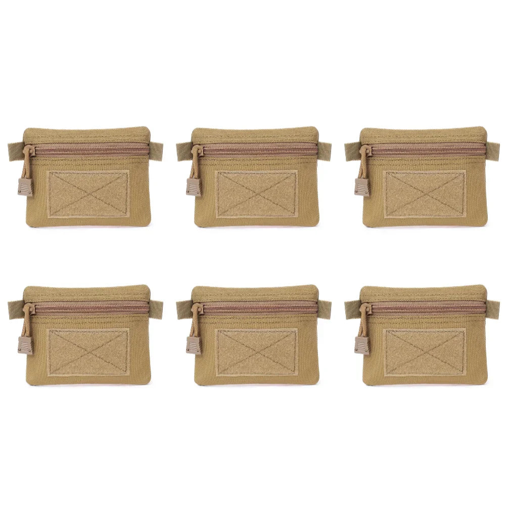 Outdoor Waterproof EDC Molle Wallet — Portable Travel Zipper Waist Pouch for Camping, Hiking & Hunting
