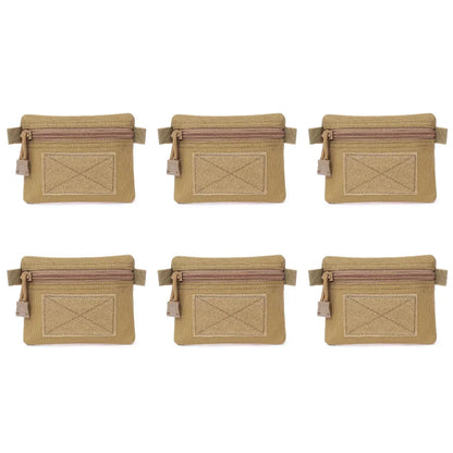 Outdoor Waterproof EDC Molle Wallet — Portable Travel Zipper Waist Pouch for Camping, Hiking & Hunting