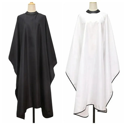 Professional Barber Hair Cutting Cape – Waterproof Transparent Silicone Collar, Anti-Static Salon Cape Eagle Shawl Style