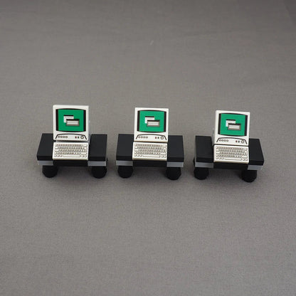 City Tech Building Blocks - Computer Control Center Model with Audio Radar & Keyboard