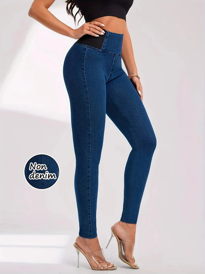 Women's High Waist Yoga Leggings - Soft Stretch Hip Lifting Casual Activewear Pants