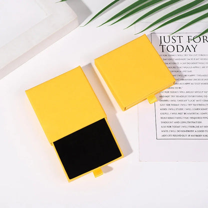 Thick Kraft Paper Jewelry Box — Necklace & Bracelet Display Case Gift Packaging