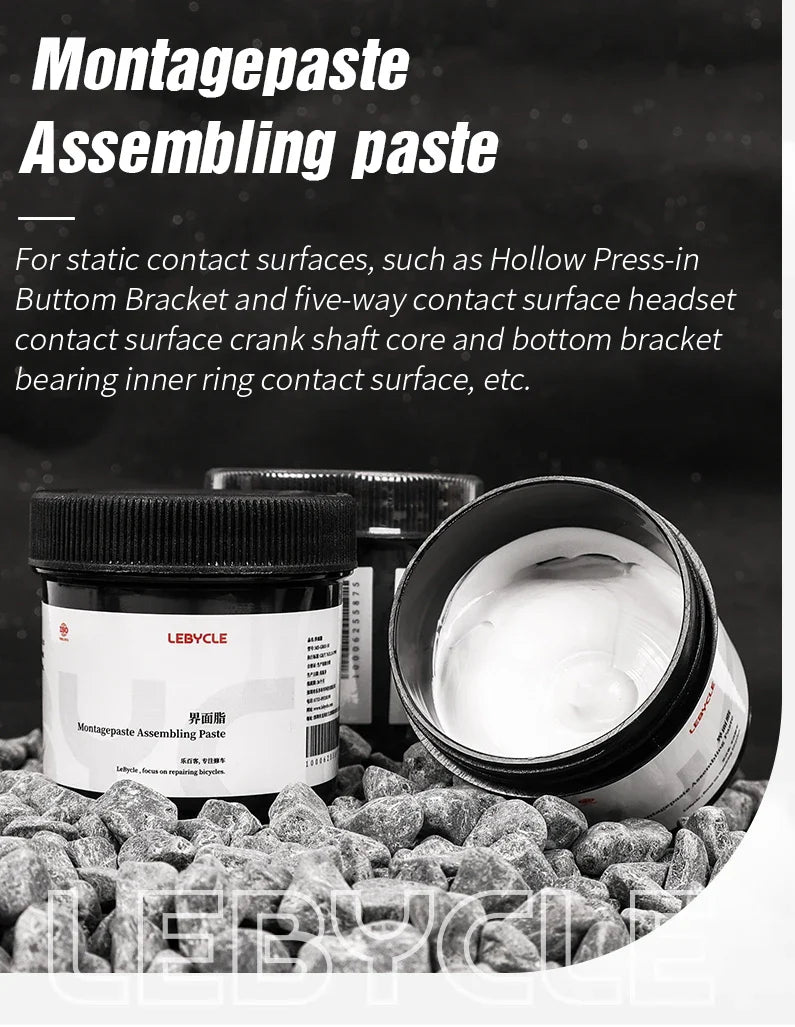 Lebycle Bicycle Interface Grease – Mountain & Road Bike Assembly Paste, Anti-Abnormal Noise Lubricant for Tower Base Hub Shaft