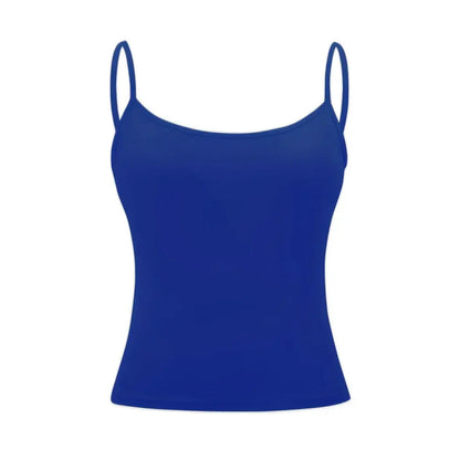 Women’s Slim Strap Tank Top – Breathable Summer Sleeveless Casual Top