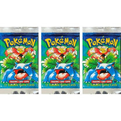 Pokémon Booster Packs Base Fossil Jungle - 11 Cards Per Pack & 36 Pack Booster Box Proxy Game Cards Collection