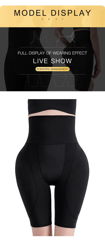 Women’s Butt Lifter Shapewear Shorts – Hip Enhancer Body Shaper with Waist & Belly Control