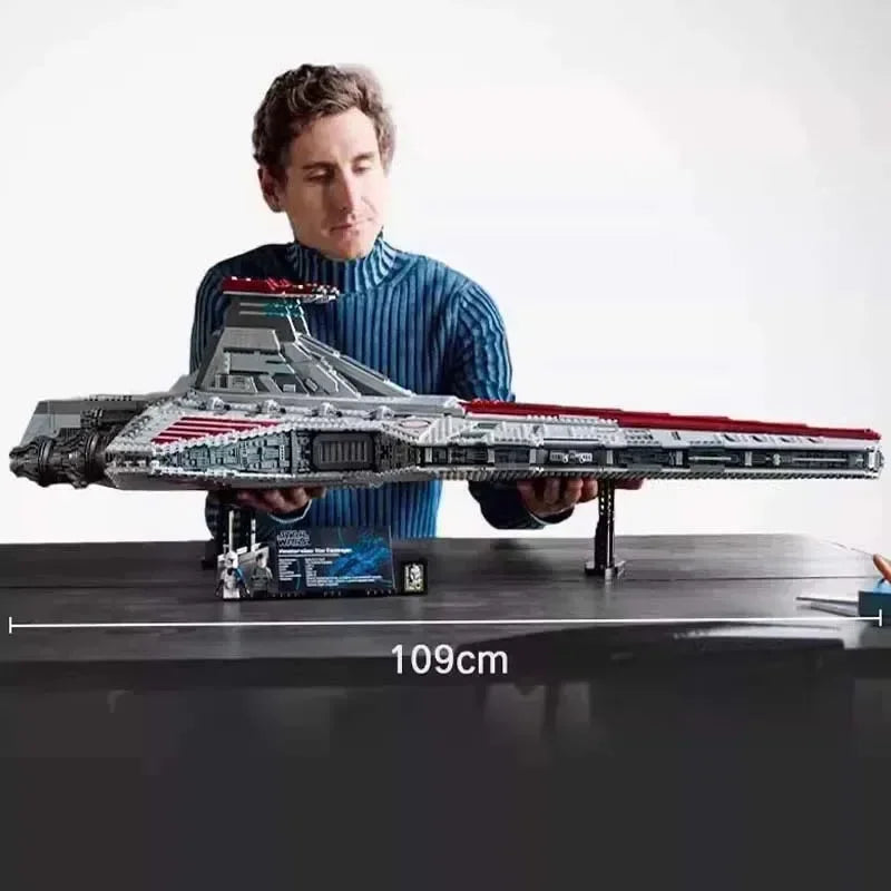 UCS Venator Class Republic Attack Cruiser Building Set – Blocks & Bricks Toy for Adults and Kids, Christmas & Birthday Gift