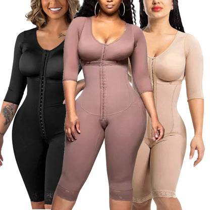 Full Body Colombian Shaper Girdle, High Compression Bodysuit, Postpartum & Postoperative Waist Slimmer, Lipo Arm Reducing Shapewear