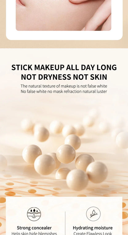 Ocheal 30g CC Cream Foundation – Waterproof Concealer, Moisturizing Sunscreen, SPF 50+, Long-Lasting Brightening Makeup Primer