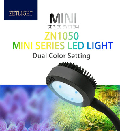 Zetlight M1 LED Aquarium Light – Full Spectrum Nano LED Lamp for Saltwater Marine Fish Tanks, Coral Reefs & Plants