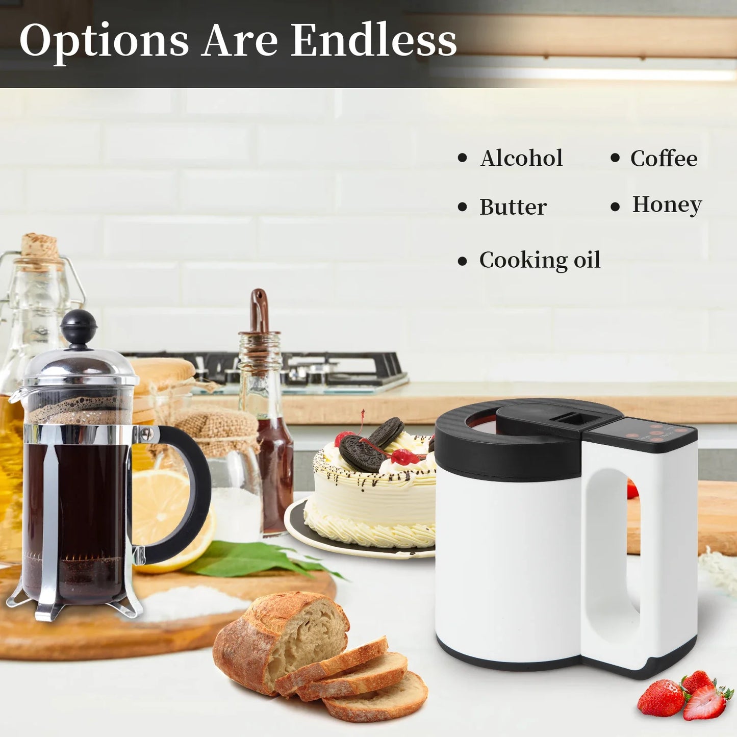 EnjoyHigh HerbAbility Decarboxylator & Infusion Machine – Herbal Oil, Tincture Maker, Oil Infusion & Decarb Device