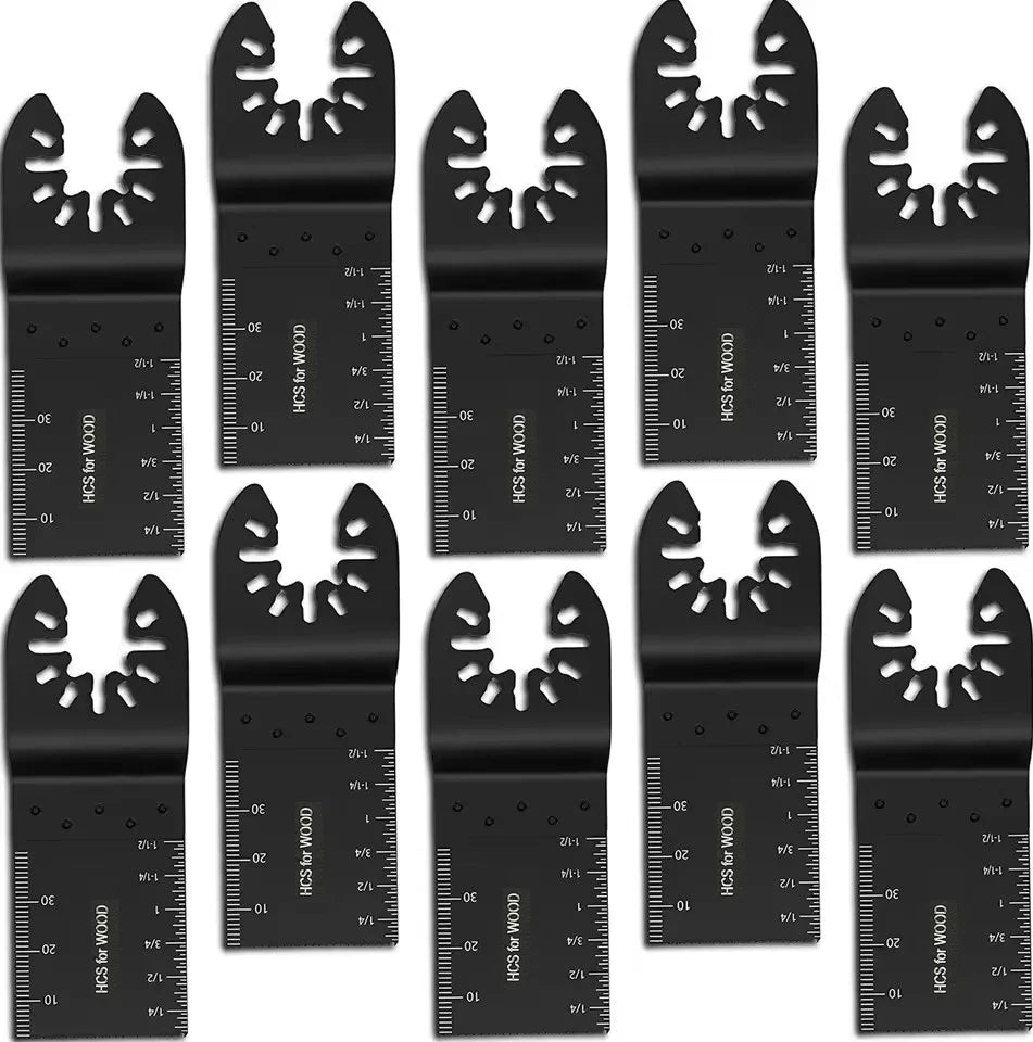 Oscillating Multi-Tool Saw Blades Set (20/50/100Pcs) – Fast Cutting Wood & Metal Renovator Cutter Blades Multi-Function Tool Accessories