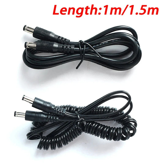 Nail Polishing Machine Connection Cable - 1M/1.5M Double-Head DC Port Handle Line for Rechargeable Manicure Tools