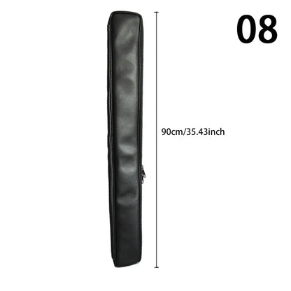 Waterproof Leather Instrument Bag - Thickened Vertical Storage Case for Flute, Piccolo, Saxophone & Wind Instruments