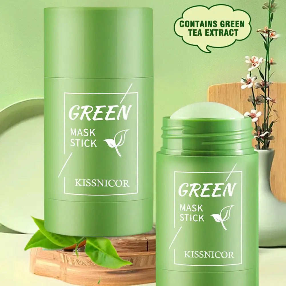 Green Tea Face Clean Mask – Pore Shrinking, Blackhead Remover & Moisturizing Cleansing Stick 40g