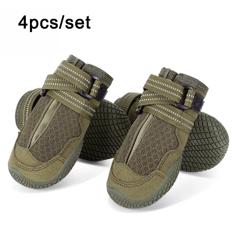 TRUELOVE Waterproof Pet Shoes - Anti-Slip Winter Dog Boots for Puppy, Medium & Large Dogs with Paw Protection