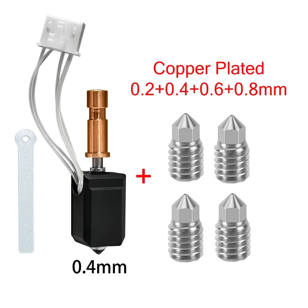 Anycubic Kobra S1 Ceramic Hotend - 24V 48W Rapid Heating 300℃ Upgrade 3D Printer Extruder Head