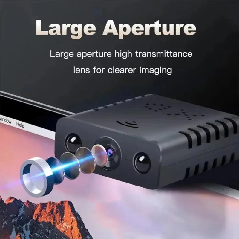 XD 1080P WiFi Mini Camera - Smart Wireless IP Security Camera with Night Vision Remote Video Recording