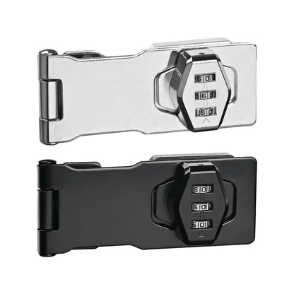 Keyless Mechanical Password Lock - Rotary Hasp Lock for Household, Garden, Interior, Mailbox, Bathroom, and Pet Doors