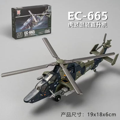Military Building Blocks Set - F22 Fighter Jet M1A2 Tank & Helicopter Model Toys for Boys Christmas Gifts